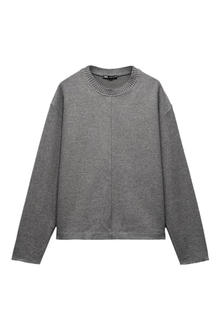 Pull - Gris clair chiné