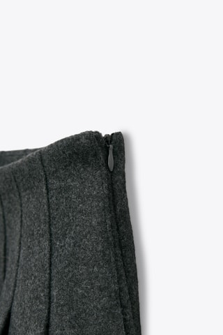 Jupe plissée - Anthracite chiné