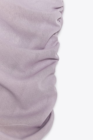 Crop rop drapé asymétrique - Violet