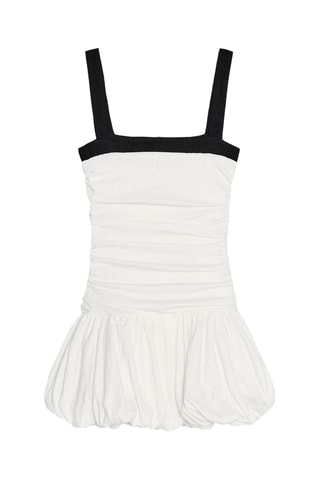 Robe taille basse - Ecru