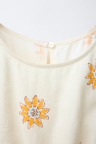 Combinaison en lin - Ecru