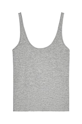 Top - Gris clair chiné