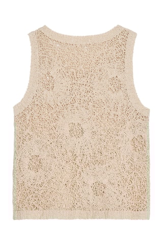Top en crochet - Taupe