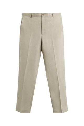 Pantalon lin - Gris clair