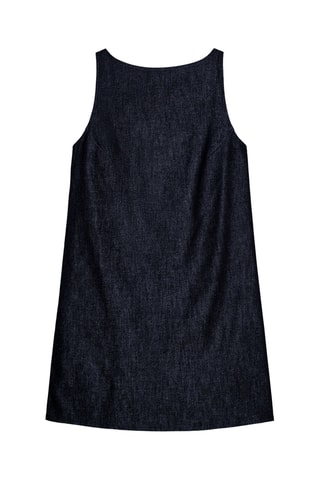 Robe droite en jean - Bleu nuit
