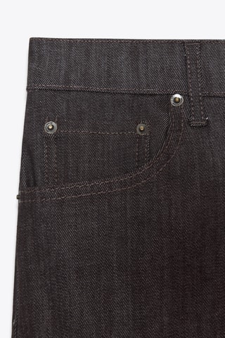 Pantalon bootcut 7/8 - Marron