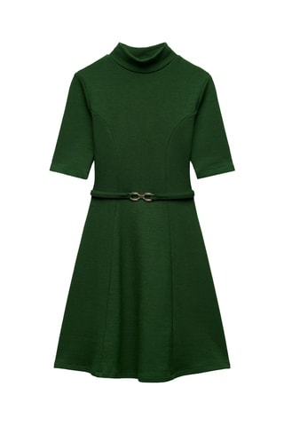 Robe droite - Vert foncé