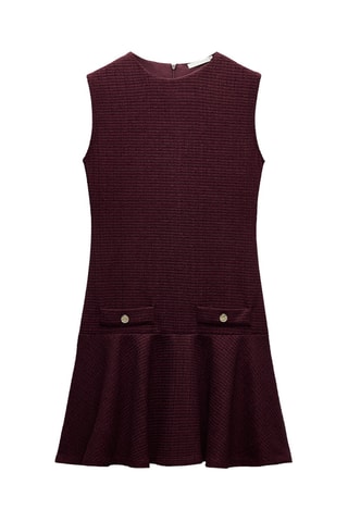 Robe taille basse - Bordeaux