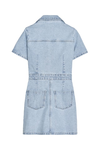 Robe chemise en jean - Bleu clair