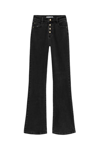 Jean flare taille haute - Noir
