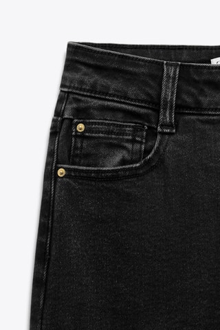 Jean flare taille haute - Noir