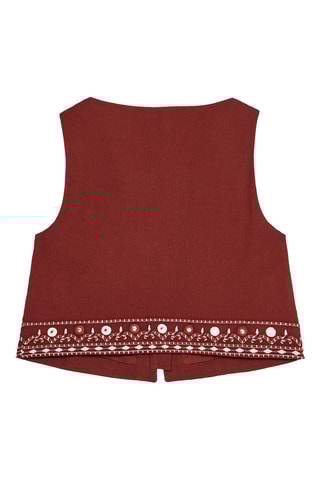 Gilet sans manches - Bordeaux