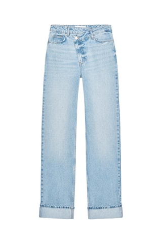 Jean taille haute - Ciel