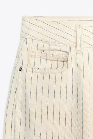 Jean straight taille haute - Ecru