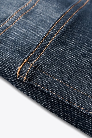 Jean bootcut taille haute - Bleu foncé