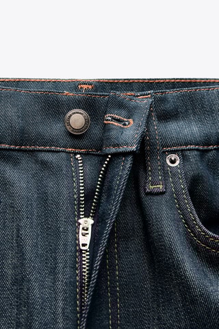 Jean bootcut taille haute - Bleu foncé