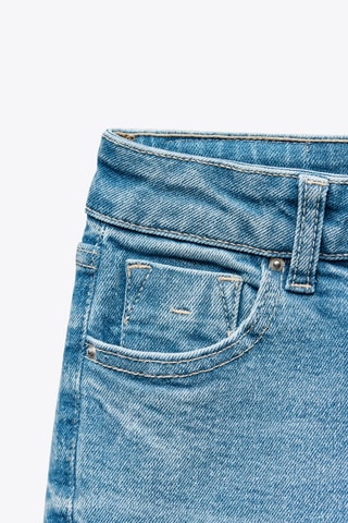 Jean flare taille haute - Bleu clair