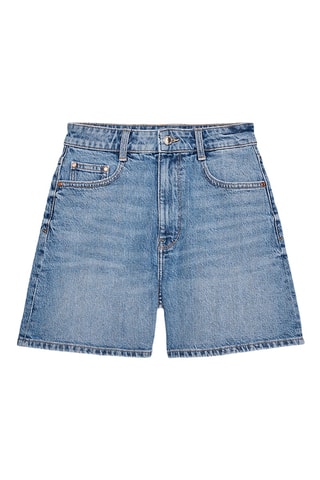 Short mom en jean - Bleu clair