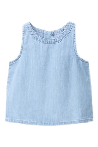 Blouse en jean - Bleu clair