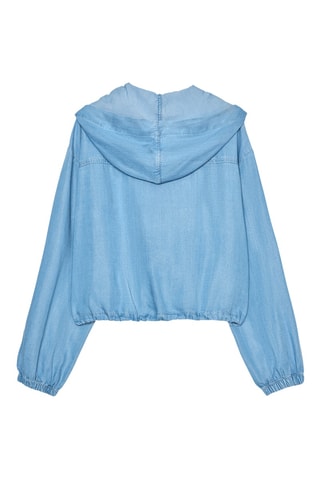 Veste à capuche - Bleu clair