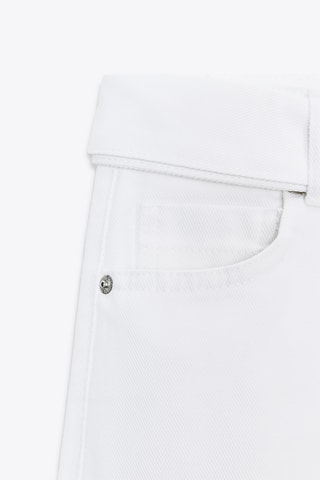 Jean wed legs taille haute - Blanc