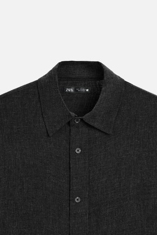 Chemise - Noir chiné