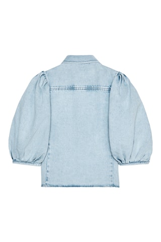 Chemisier en jean - Bleu clair