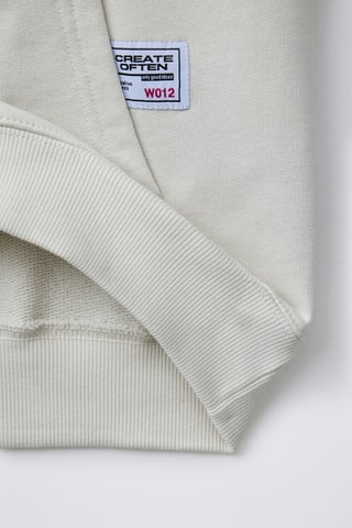 Sweat à capuche - Ecru