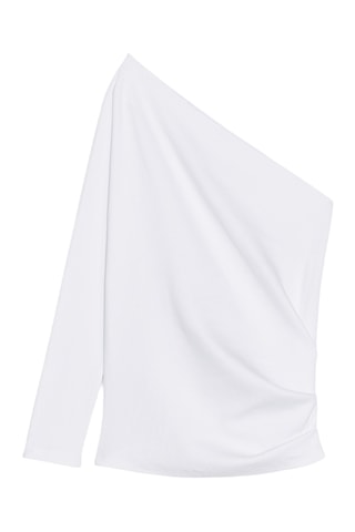 Top asymétrique - Blanc