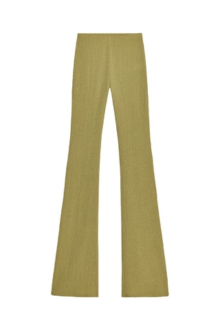 Pantalon flare - Vert olive