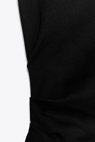 Top asymétrique - Noir