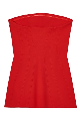 Robe bustier - Rouge