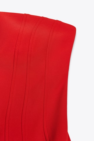 Robe bustier - Rouge