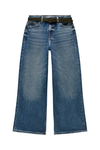 Jean taille haute - Bleu électrique