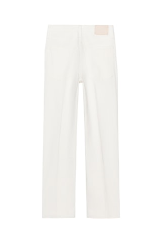 Pantalon bootcut 7/8 - Blanc