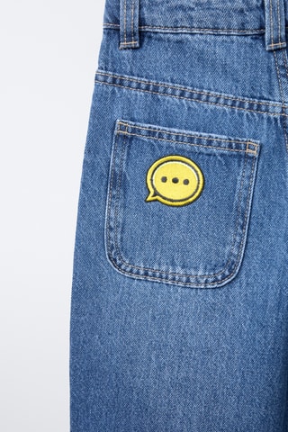 Short en jean - Bleu cobalt