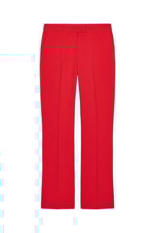 Pantalon flare - Rouge