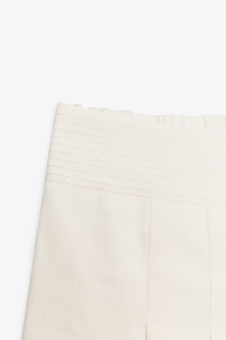 Jupe plissée - Ecru