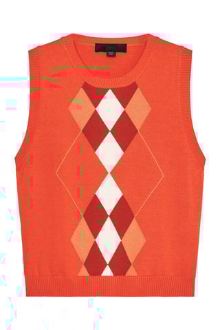 Pull sans manches - Corail