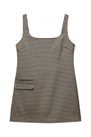 Robe droite - Marron