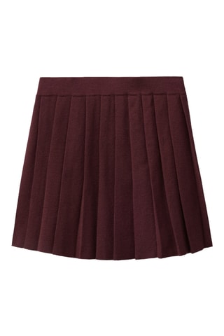 Jupe plissée - Bordeaux