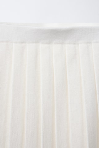 Jupe plissée - Blanc