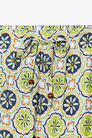 Pantalon wide legs - Vert clair