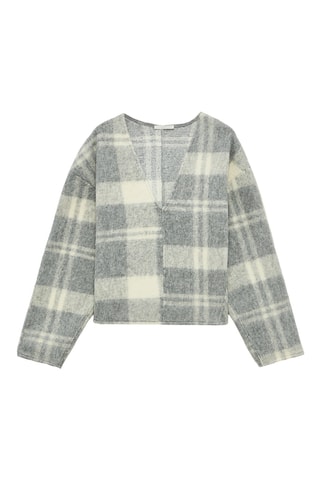 Sweat - Ecru et gris clair