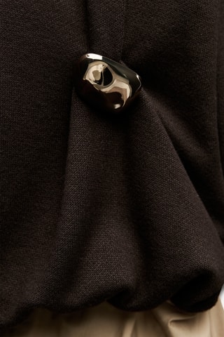 Robe trompe-l’œil - Marron