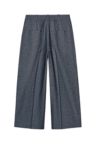 Pantalon en lin - Indigo