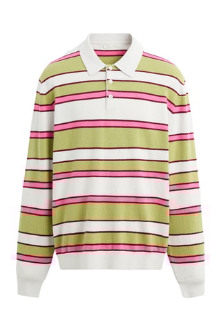 Polo - Blanc et vert clair