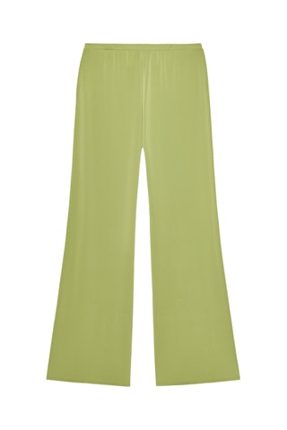 Pantalon large - Vert