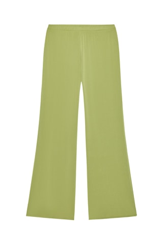 Pantalon large - Vert