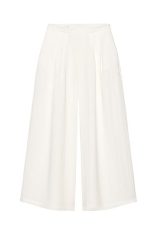 Pantalon wide legs - Ecru